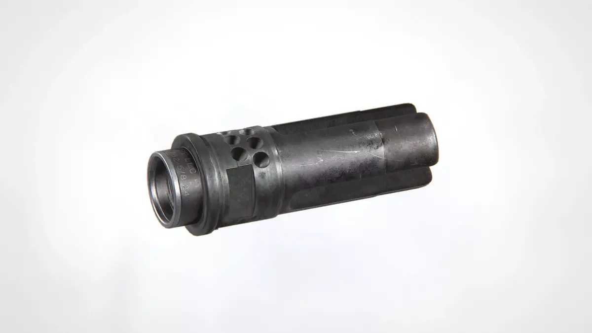 WARCOMP-762 Flash Hider Low-poly 3D model