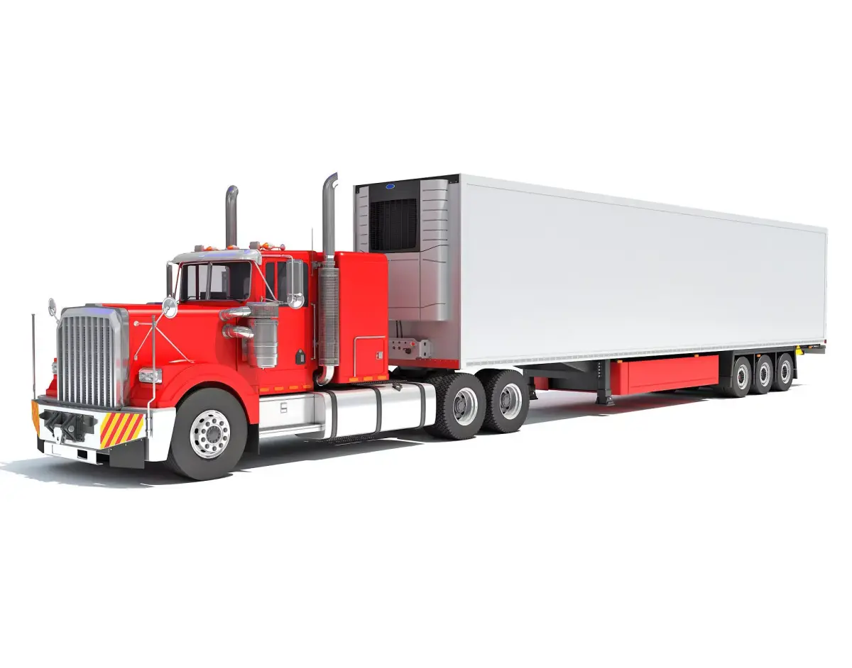 Refrigerator Truck 3D model