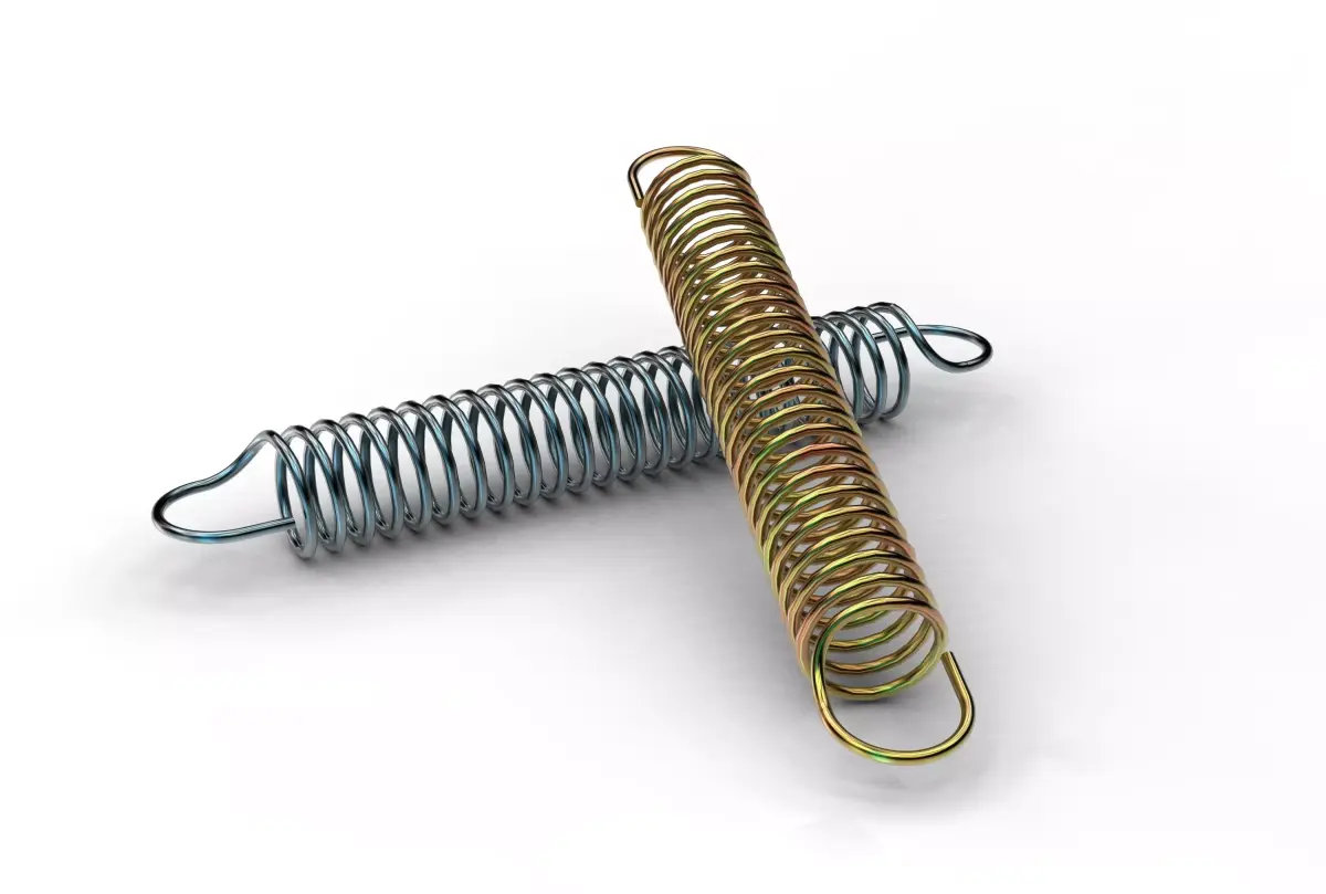 Metal spring 3D model