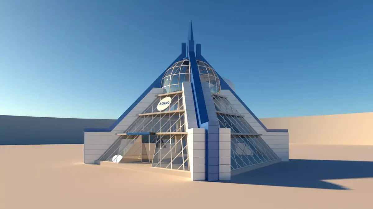 Future building 3D model purchase