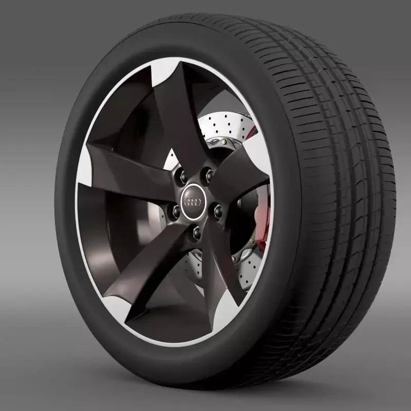 Audi R8 Spyder wheel 3D model