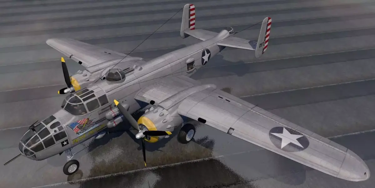 North American B-25J-1 Mitchell 3D model