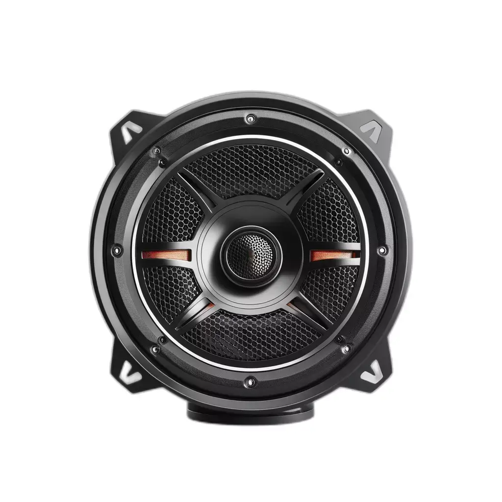 Car Speaker Subwoofer Audio Component Low-poly 3D model