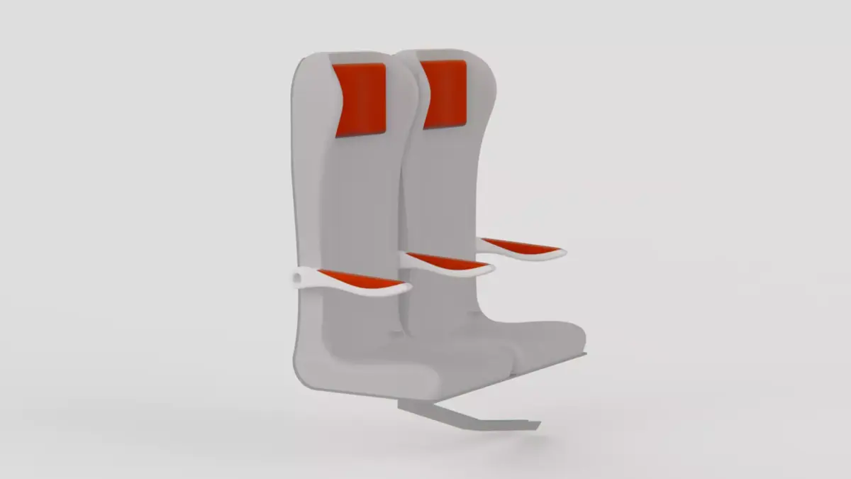 TRAIN SEAT 3D model