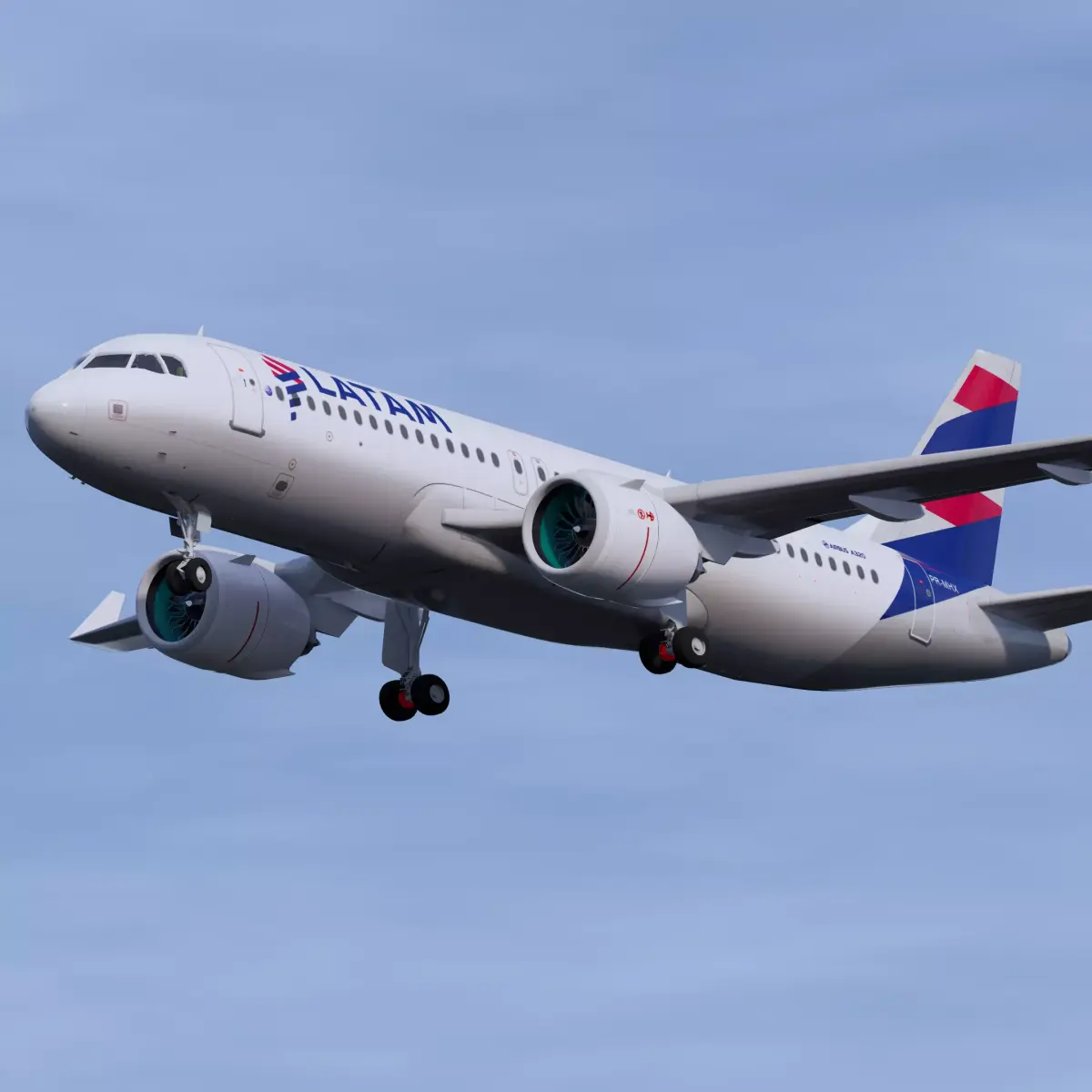 Latam Airlines A320 3D model