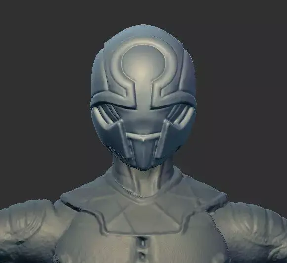 Black Moon Head Scan for Toys 3D print model
