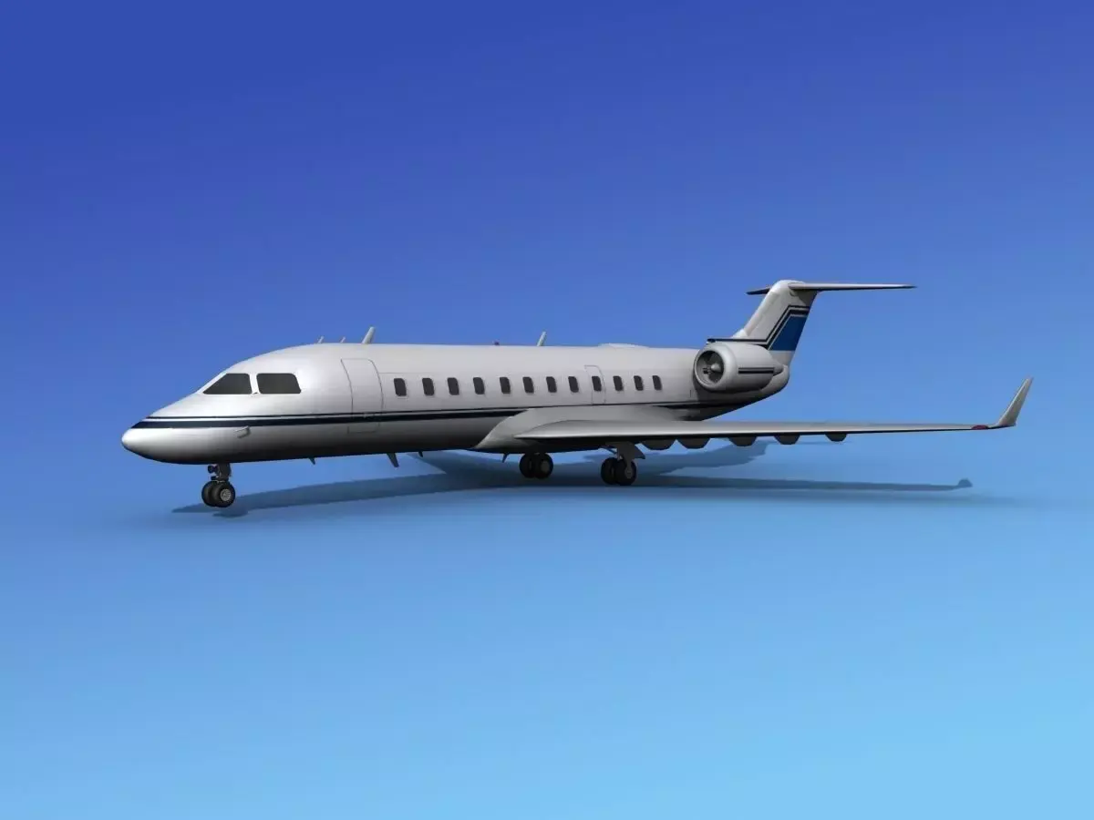 Canadair CRJ100 Corporate 3 3D model