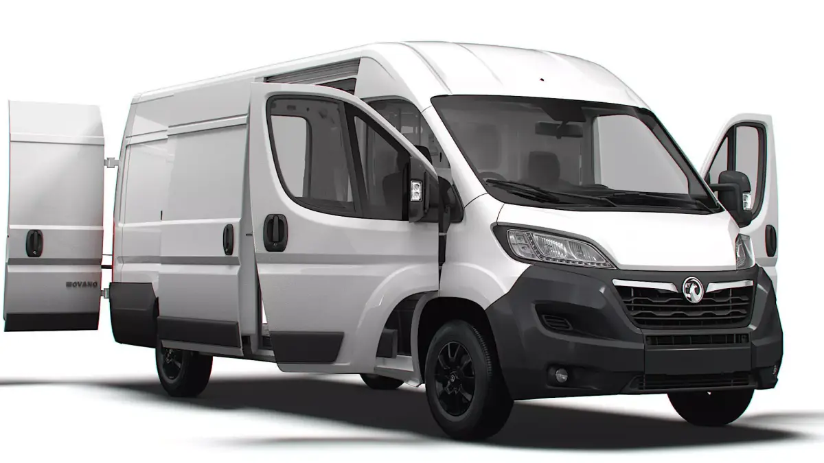Vauxhall Movano Van L4H2 HQ Interior 2023 3D model