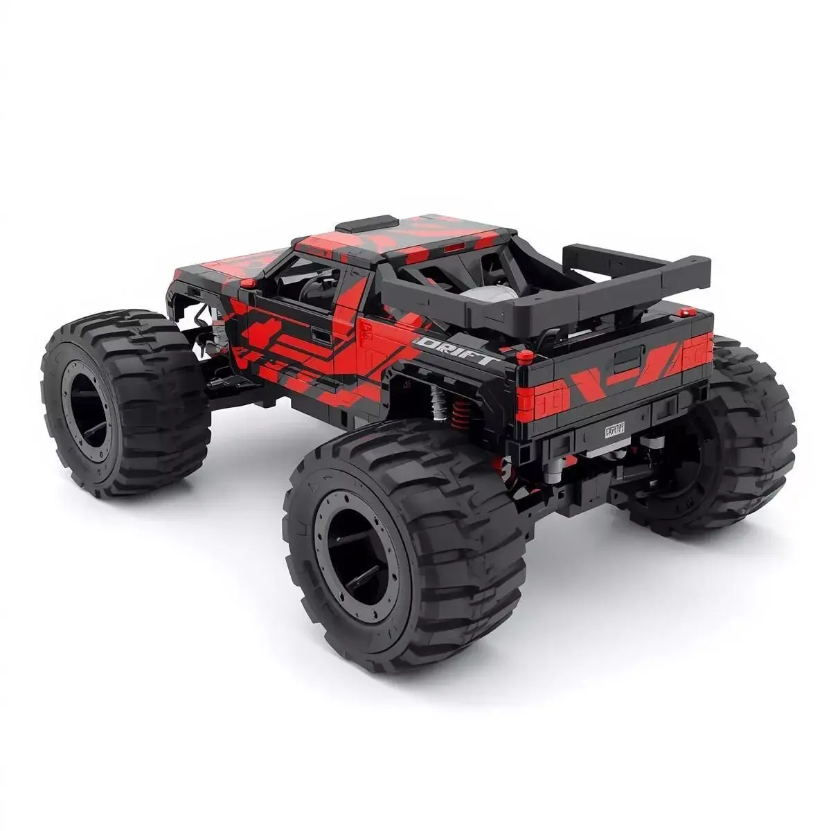 Voxel  Drift Truck 3D Model Low-poly 3D model