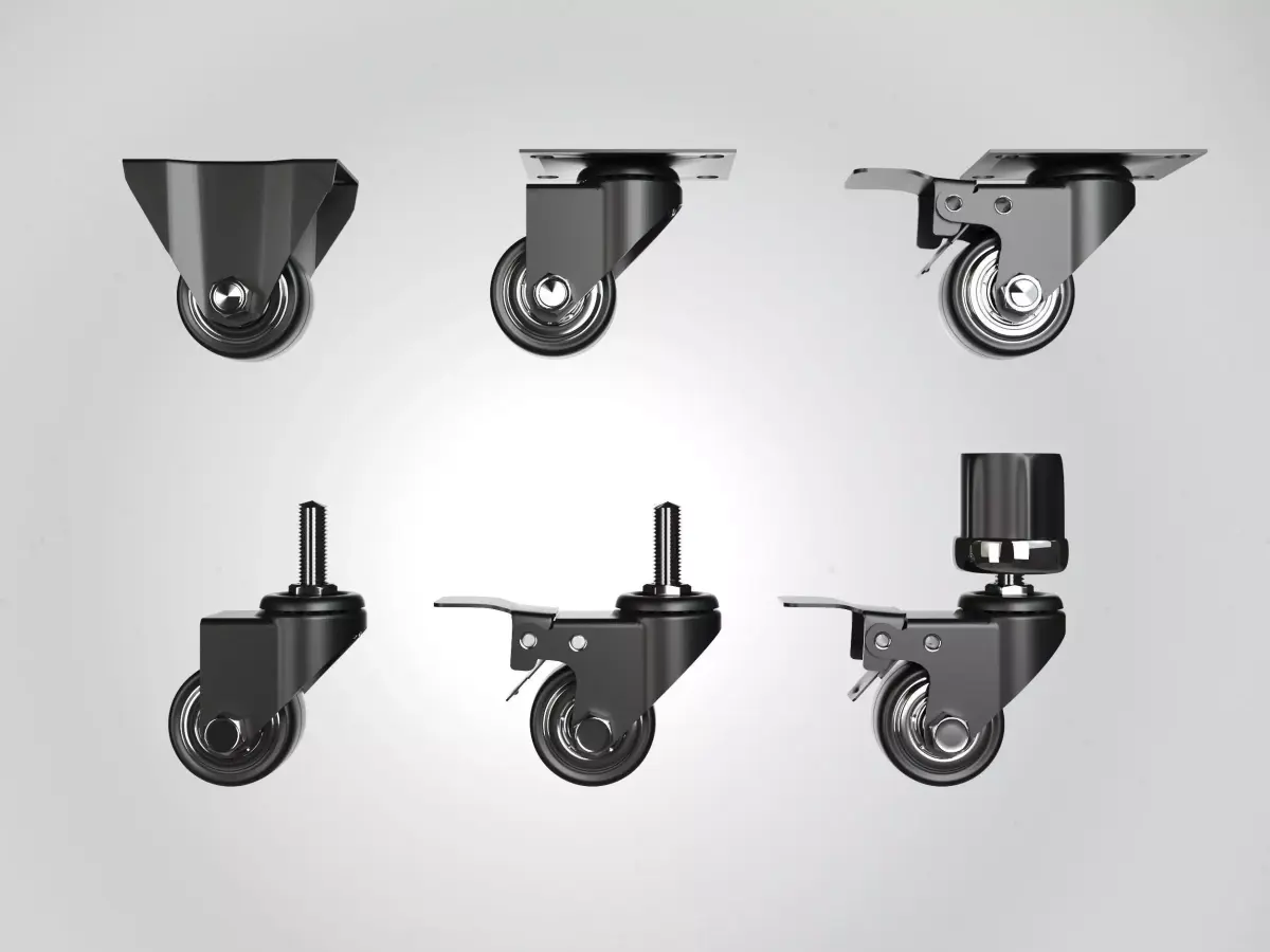 Industrial wheels 3D model