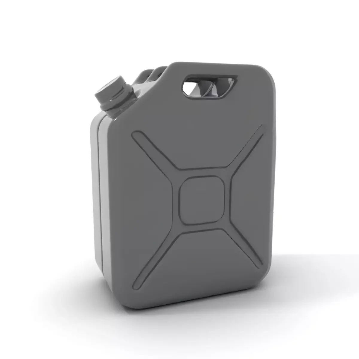 Sleek Black Jerrycan model pack Low-poly 3D model