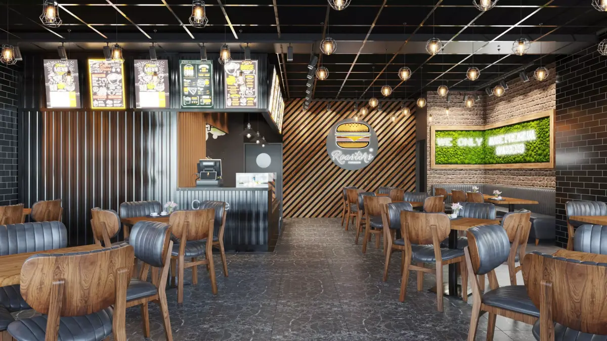 HAMBURGER SHOP 3D model