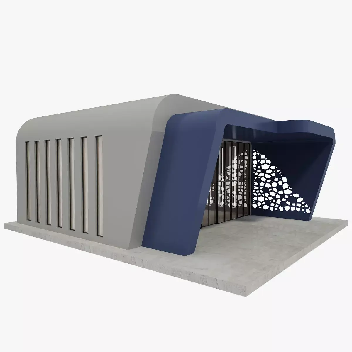Retail Store Low-poly 3D model