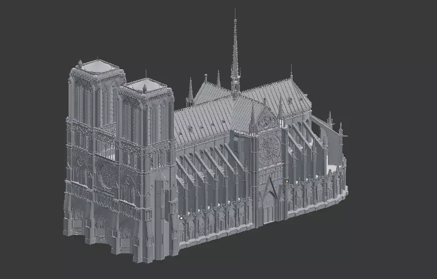 Notre dame 3D model