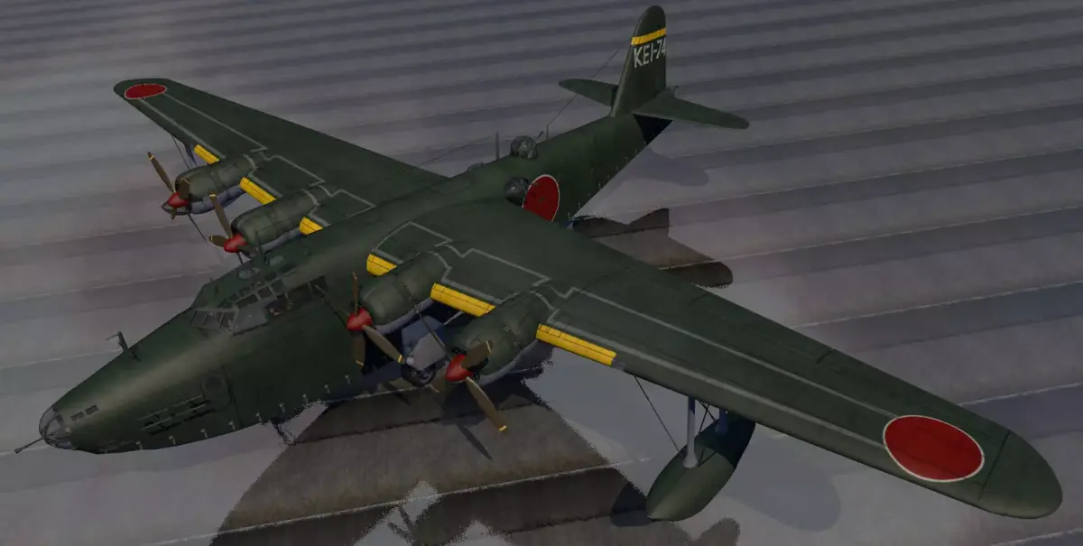 Kawanishi H8K2 Emily 3D model