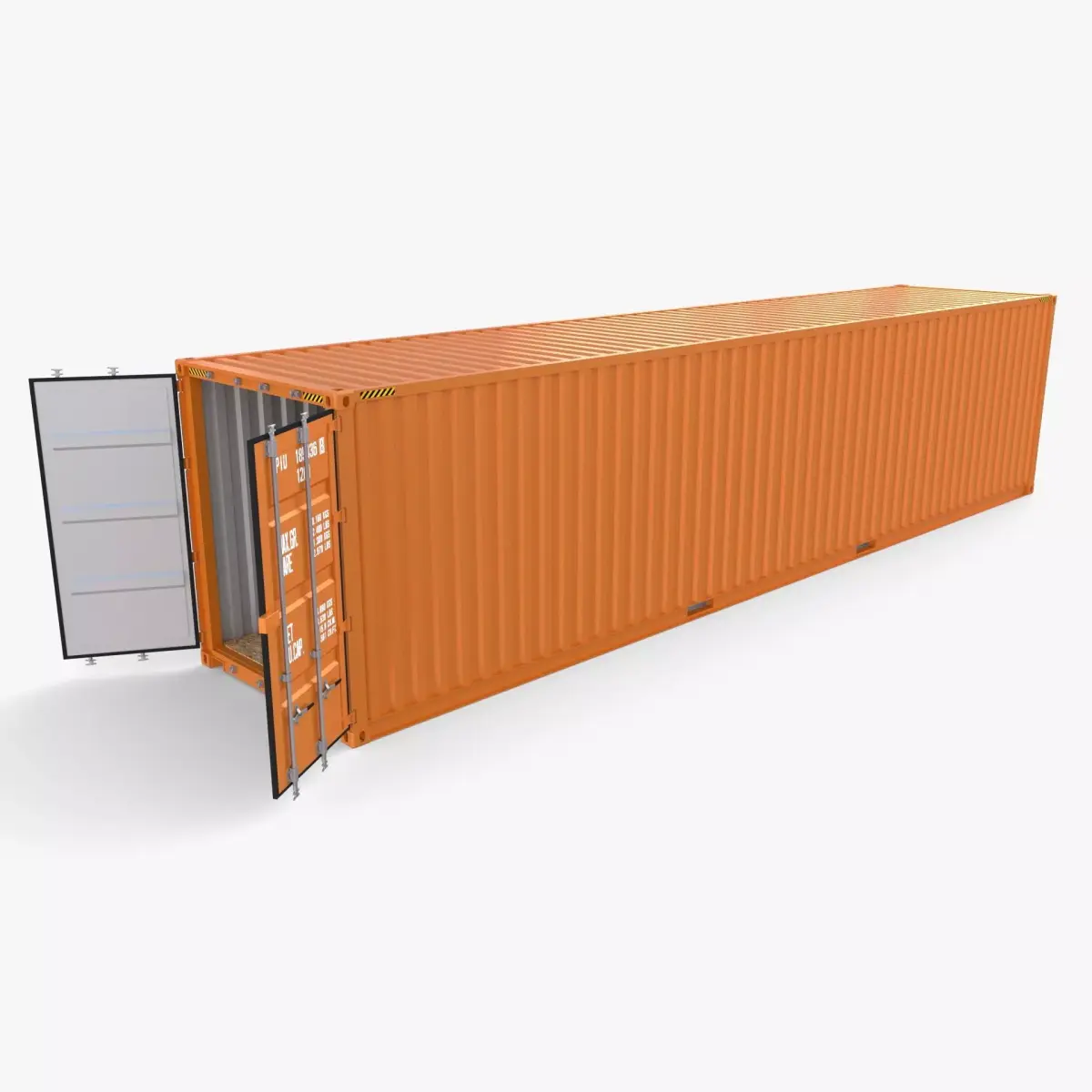 40ft Shipping Container High Cube 3D model