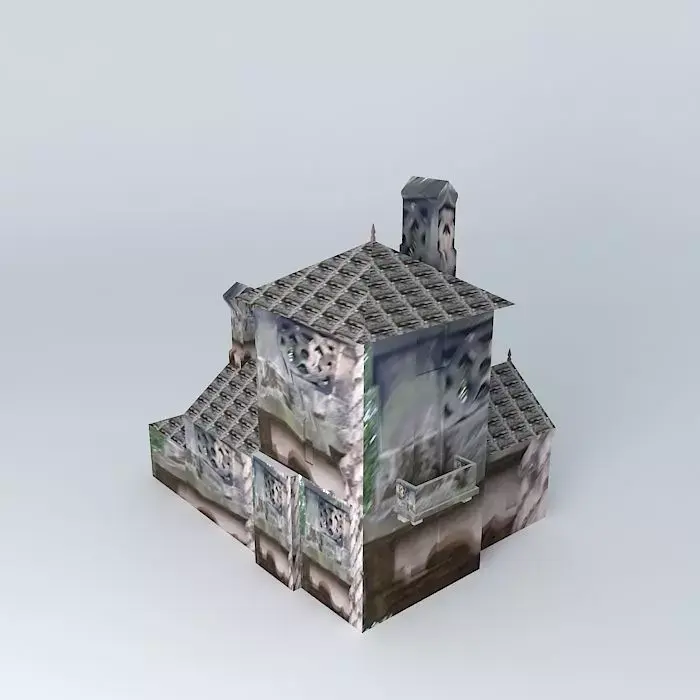Alton Railway Station House, Staffordshire Free 3D model