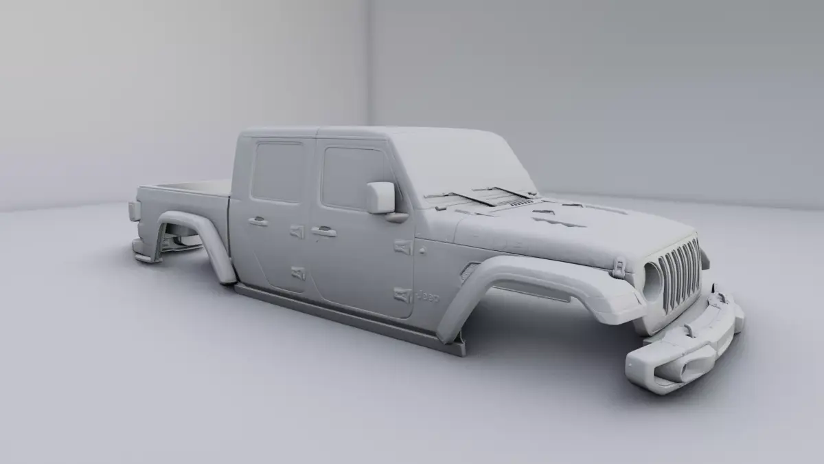 JEEP GLADIATOR 2020 3D print model purchase