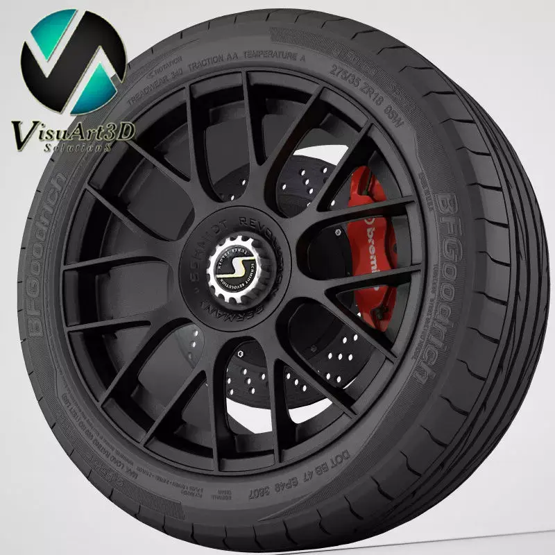 Wheel Schmidt Schift 3D model