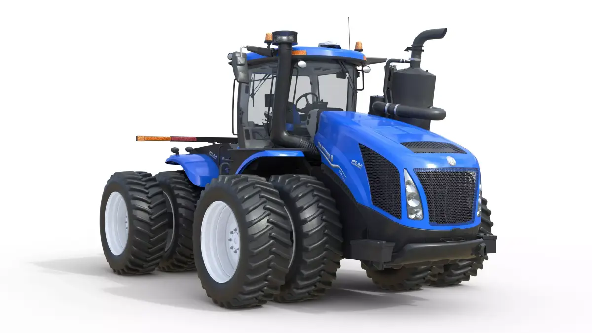 New Holland T9 Tractor Low-poly 3D model