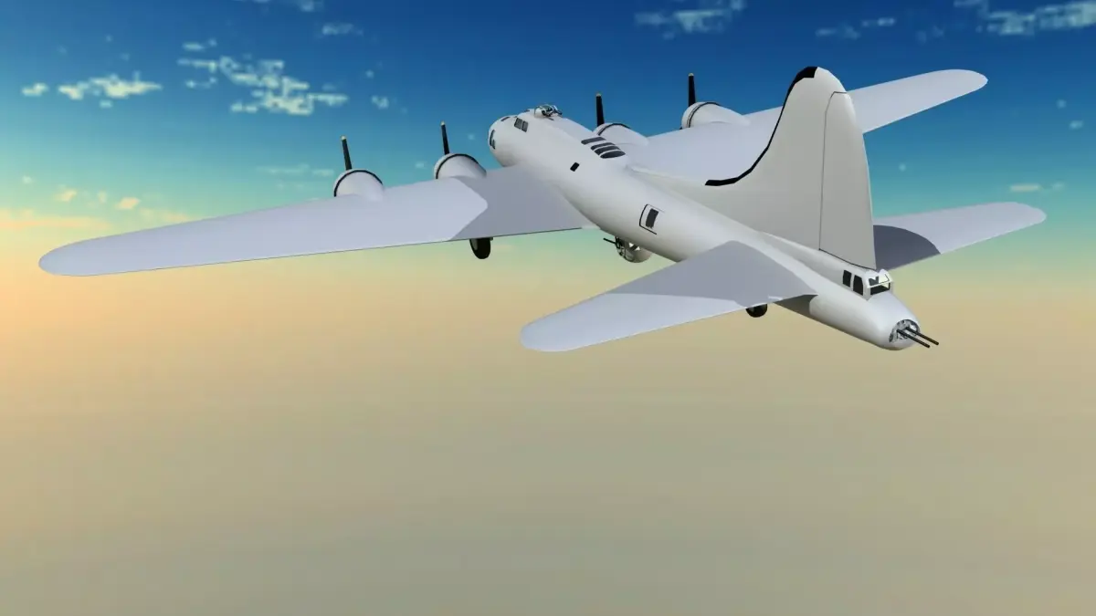 Boeing B 17 3D model