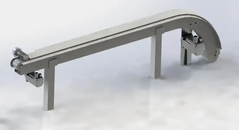 Vibrating conveyor 3D model