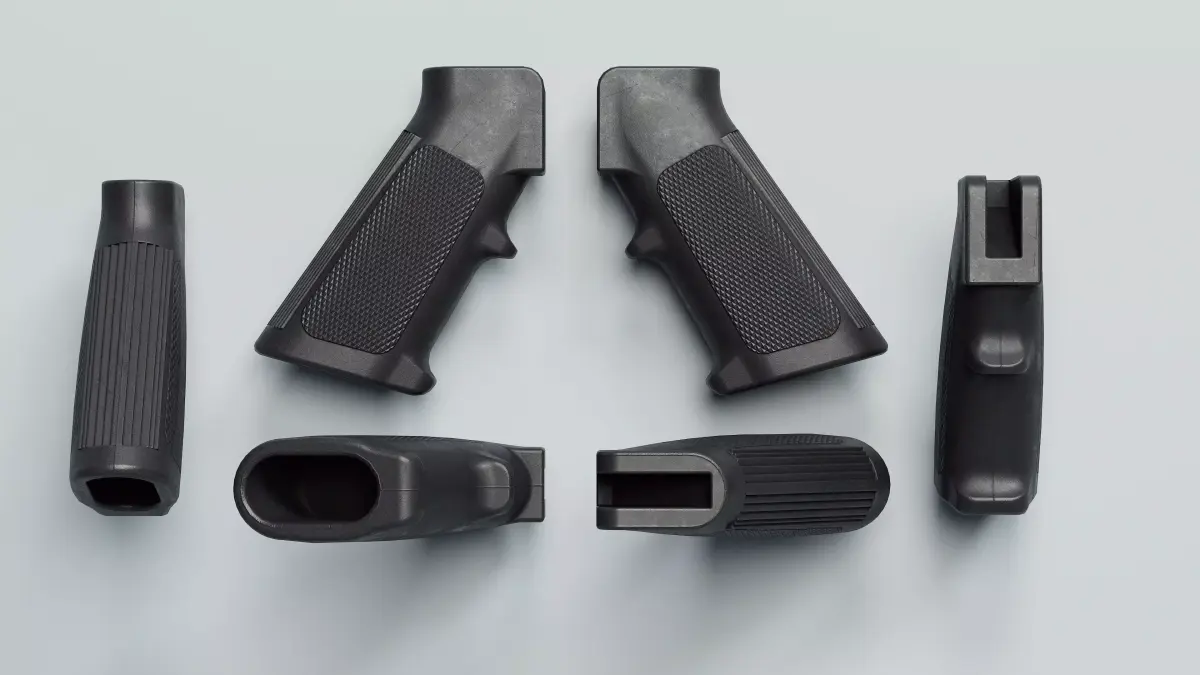 A2 Pistol Grip - Replica Low-poly 3D model