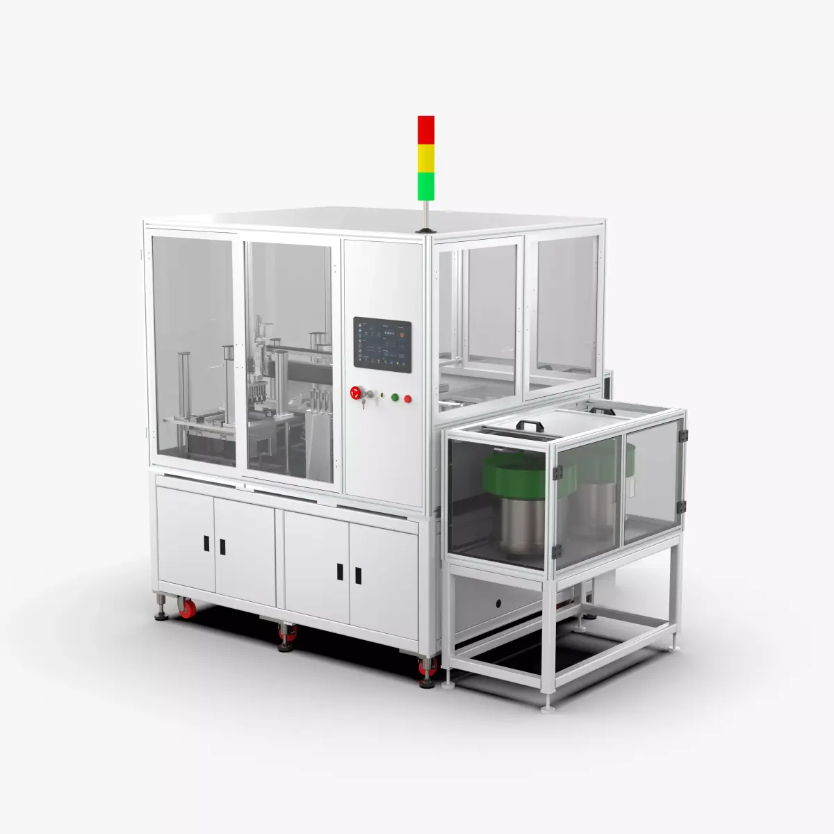 Automatic Spring Distribution and Assembly Swinging Machine 3D model