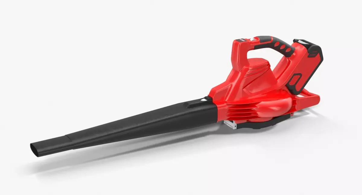 Leaf Blower Red Generic Low-poly 3D model