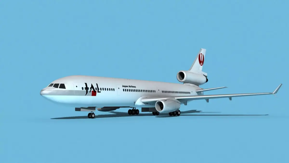 McDonnell Douglas MD-11 Japan Air Lines 3D model