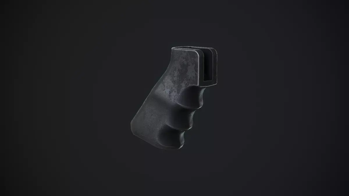 AR15 PistolGrip Low-poly 3D model