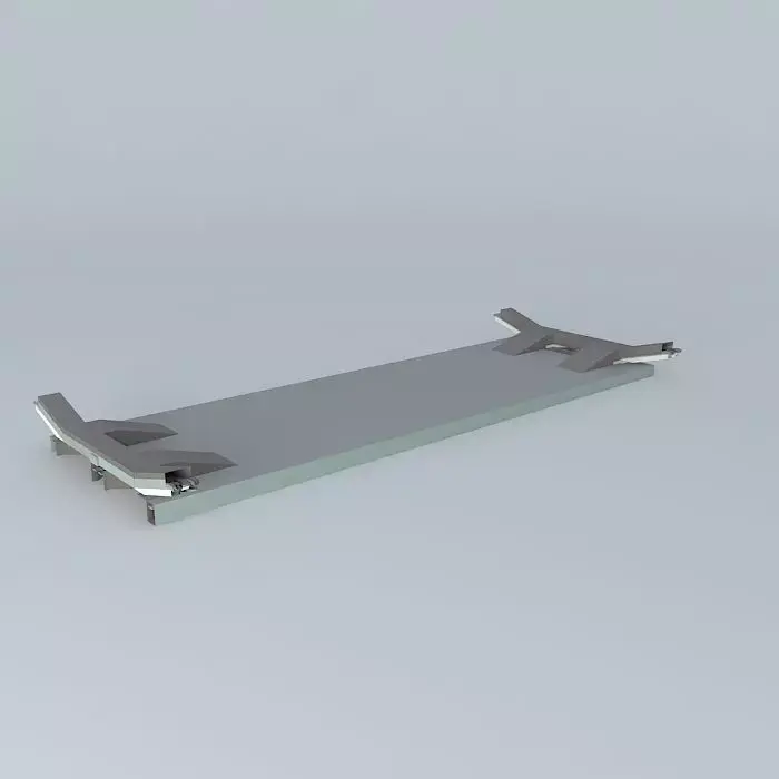Metro metal shelf Free 3D model