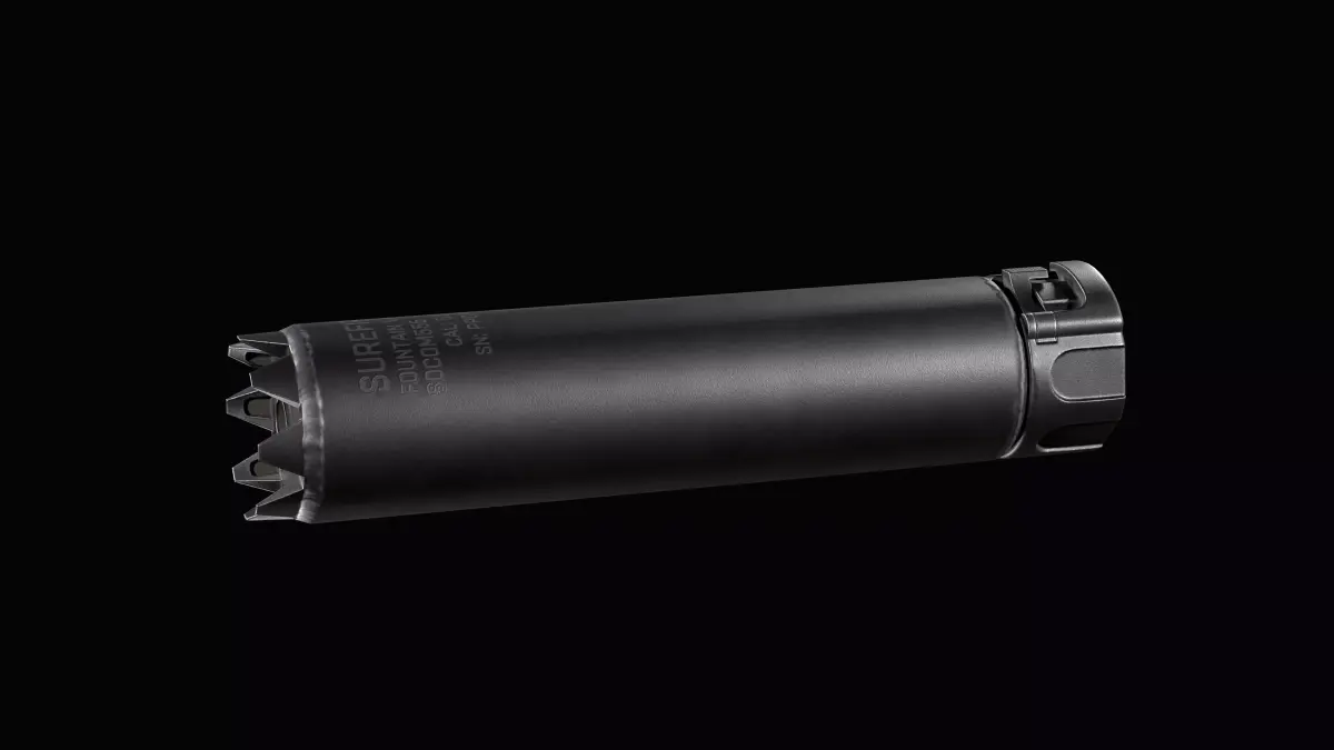 Silencer SureFire SOCOM556 MONSTER AR-15 Low-poly 3D model