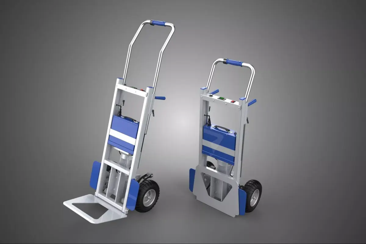POWERED ELECTRIC MOTOR HAND TRUCK DOLLY HANDTRUCK STAIR CLIMBING 3D model