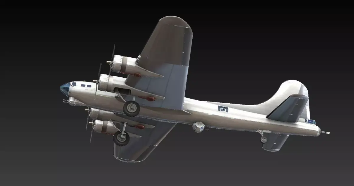 Boeing B-17G Flying Fortress 3D model