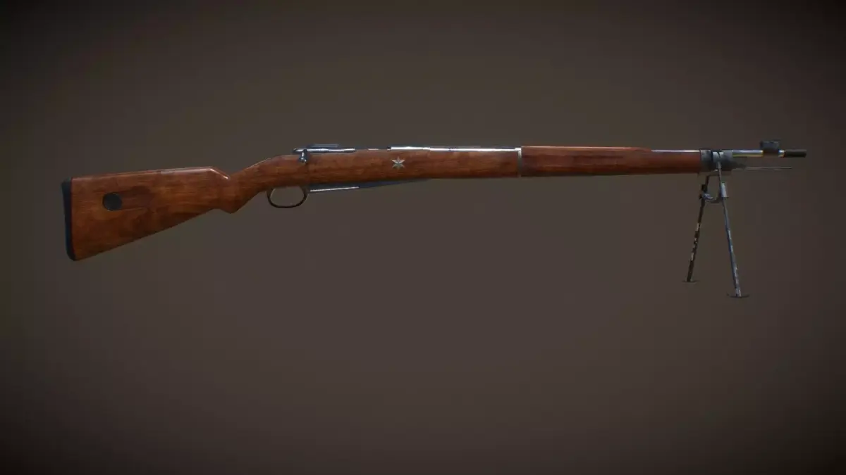 Gewehr wooden rifle 3D model