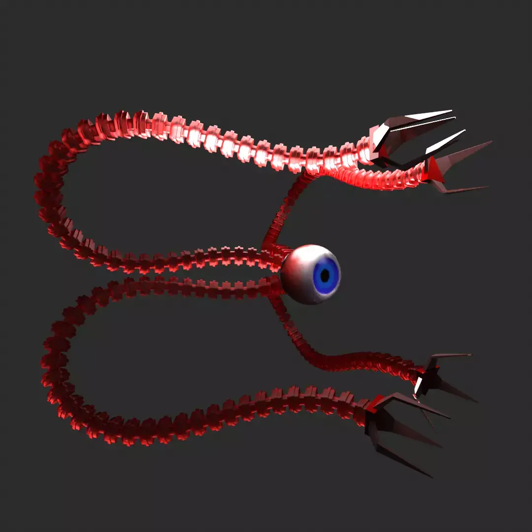 the evil eye Low-poly 3D model