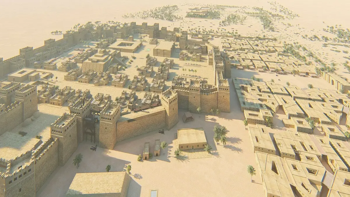 Historic city Kaspuur-Ancient City babel 3D model