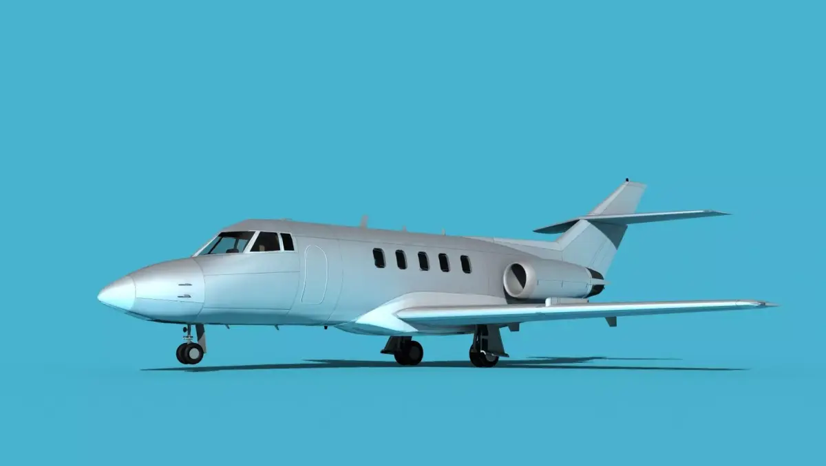 British Aerospace 125 Dominie V00 3D model