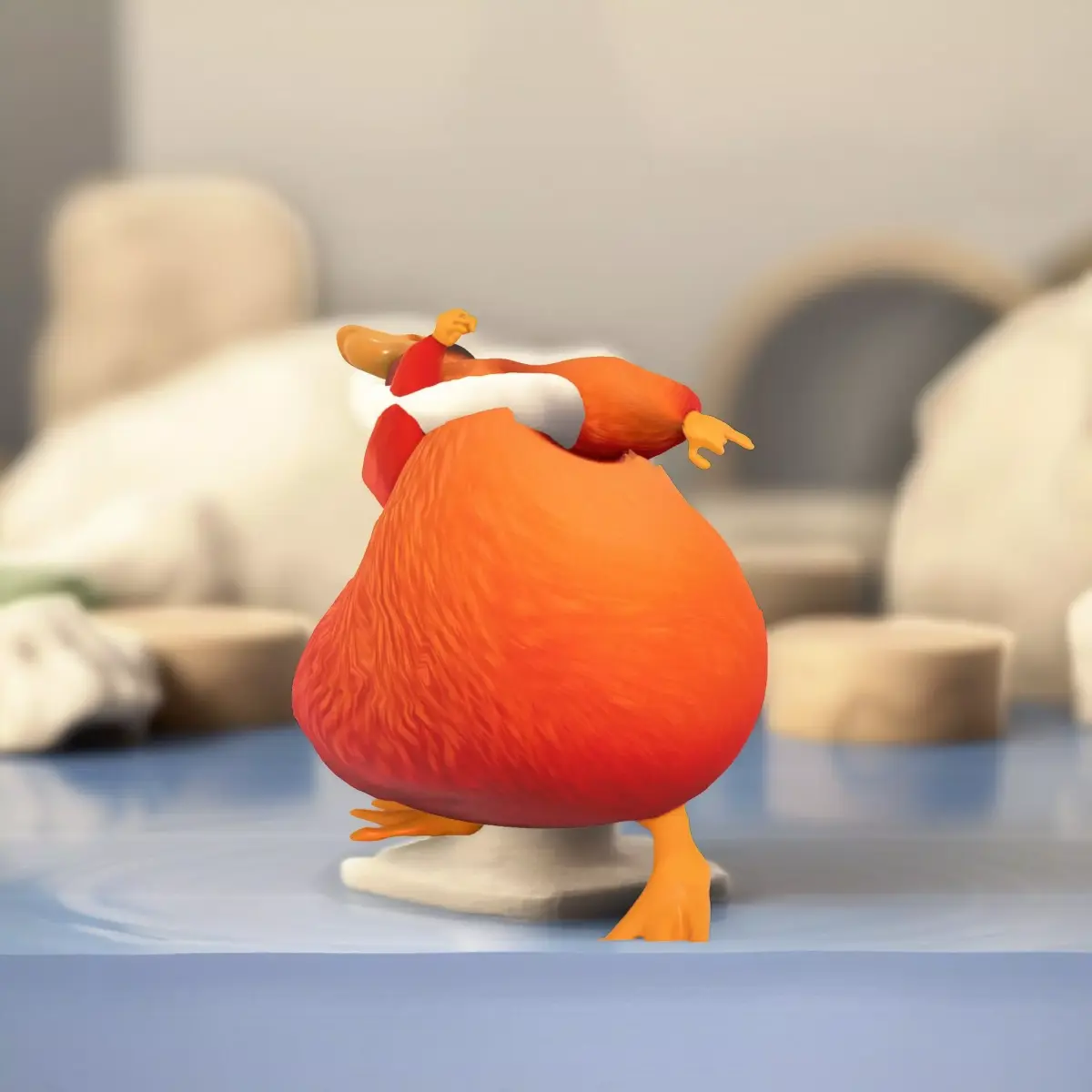 Friendly Kiwi Bird model pack Low-poly 3D model