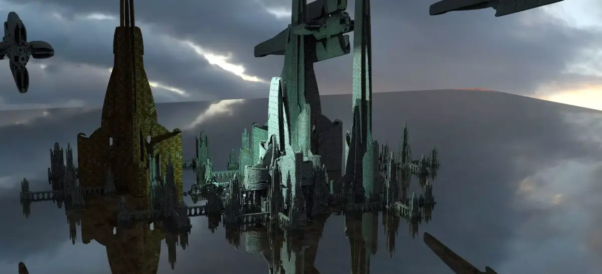 Dark lords Spaceport kit bash 3D model