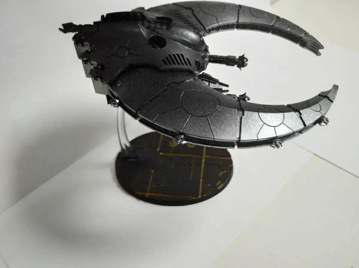Necron-mantic world 120x92mm base for new flyer stands  3D print model