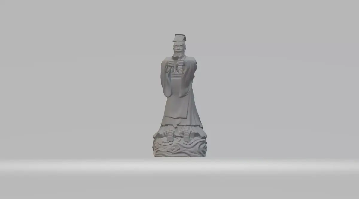 Terracotta Warriors Emperor Qin Shi Huang 3D model 3D print model