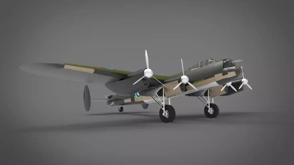 Avro Lancaster 3D model get