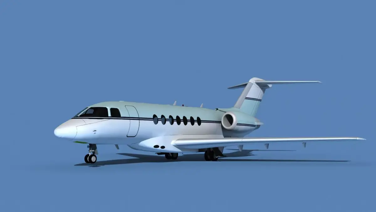 Hawker Siddley 4000 V02 3D model