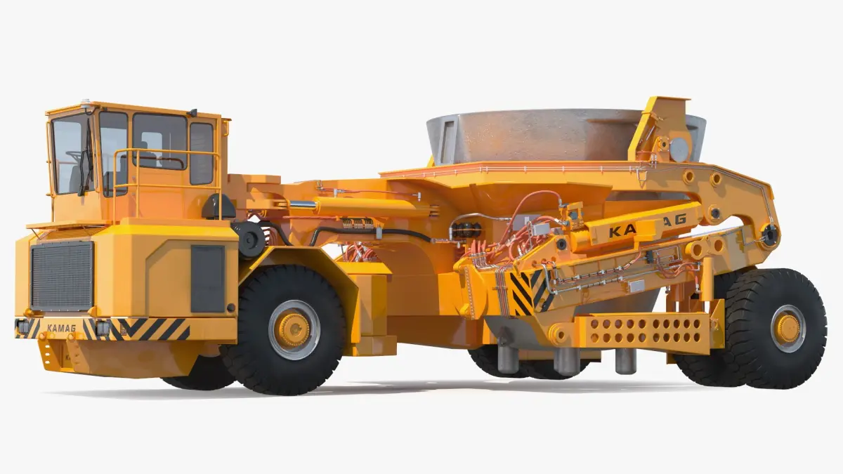 KAMAG Slag Pot Carrier 3D model purchase
