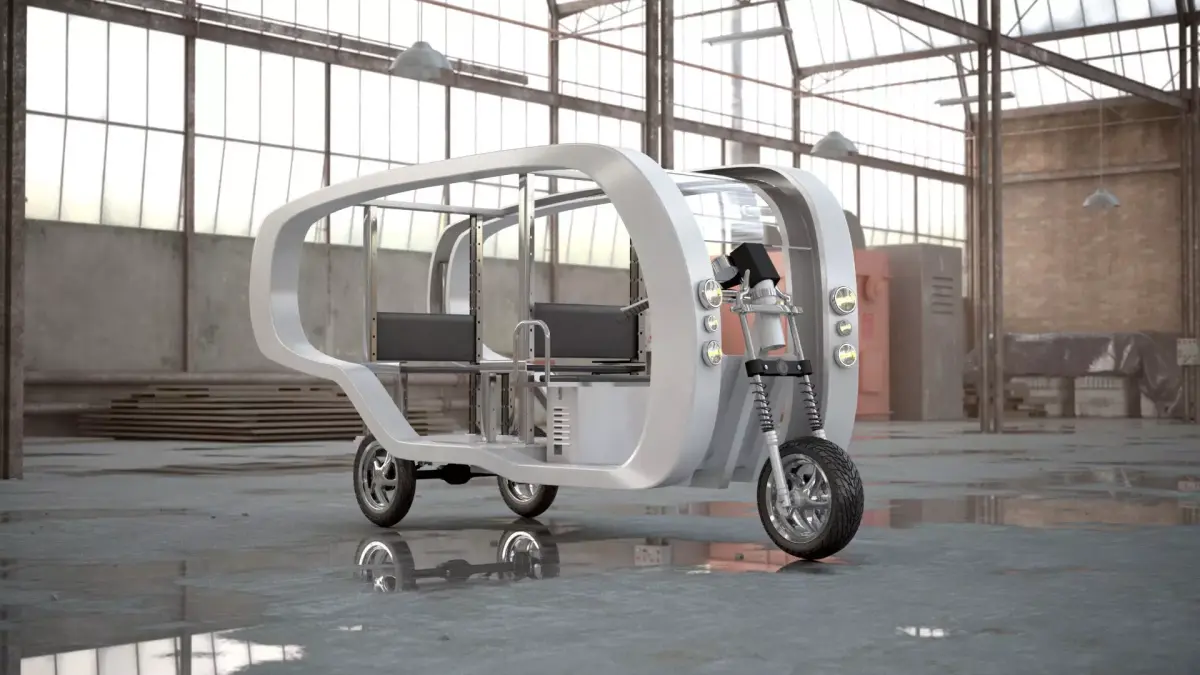 Electronic Future Rickshaw 3D model