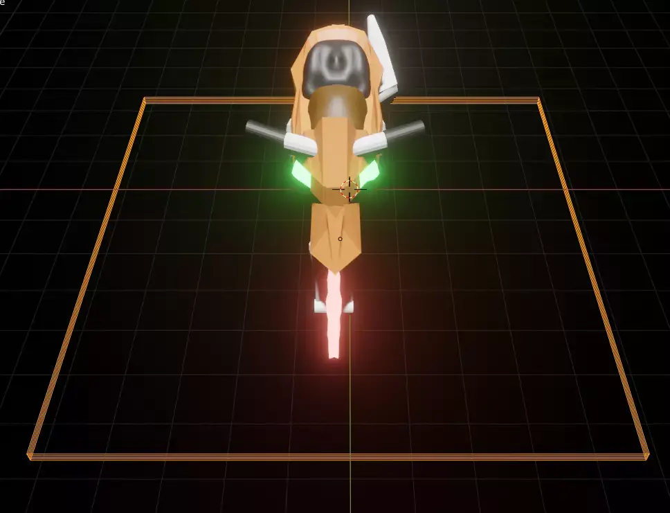 a low poly bike model motorcycle Low-poly 3D model