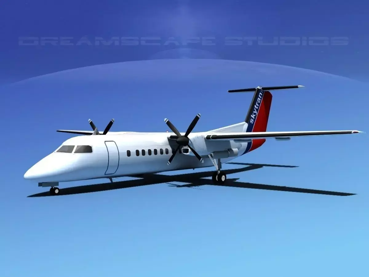 DeHavilland DHC-8-Q300 Skytrans 3D model