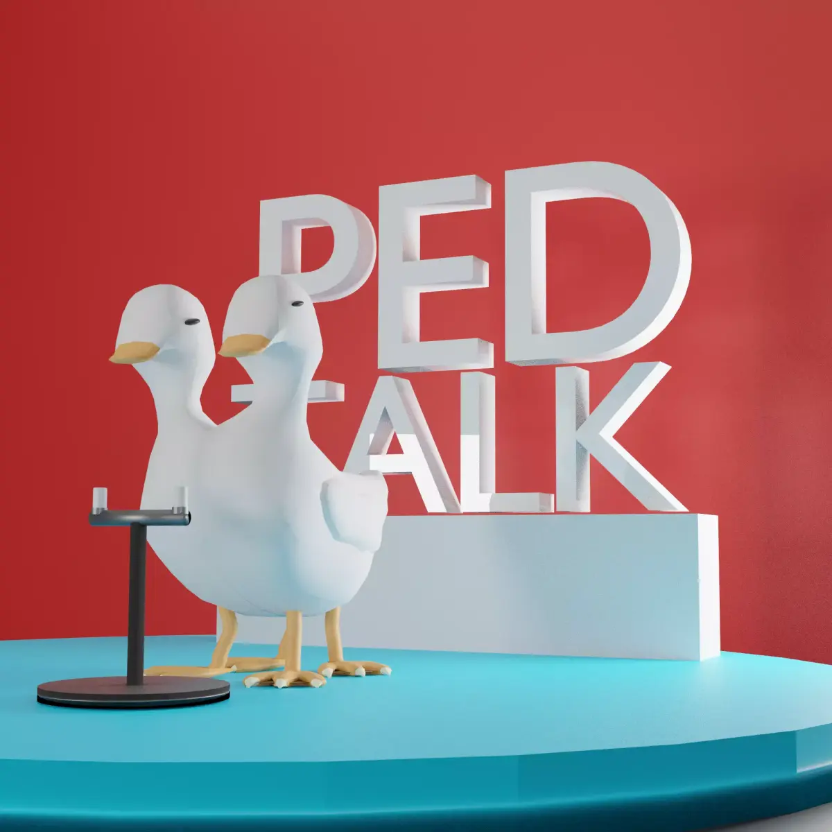 The Two-Head Duck 3D model